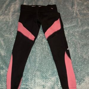 PINK reversible mesh insert leggings, size M/L